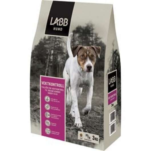 Hundfoder Labb Viktkontroll Små raser, 3 kg