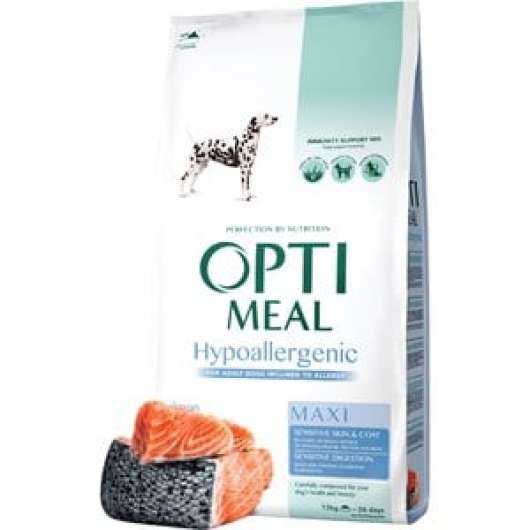 Hundfoder Optimeal Adult & Senior Medium & Maxi Breed Hypoallergenic Salmon, 12 kg