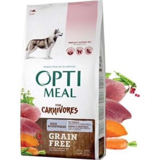 Hundfoder Optimeal All Age & All Breeds Grain Free Duck & Veggies 10kg