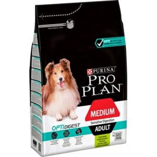 Hundfoder Pro Plan Medium Adult Sensitive Digestion, 3 kg