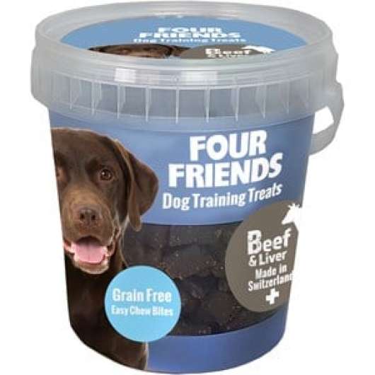 Hundgodis Four Friends Träning Biff och Lever, 400 g