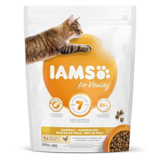 Iams for Vitality Cat Adult Hairball