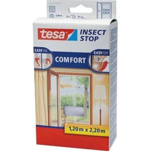 Insektsnät till fönster Tesa, Vit 2200 x 650 mm, 2-pack