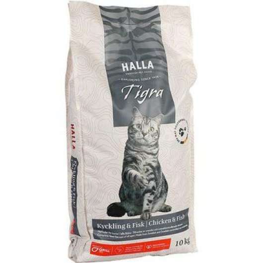 Kattfoder Tigra Kyckling & Fisk - 10 kg