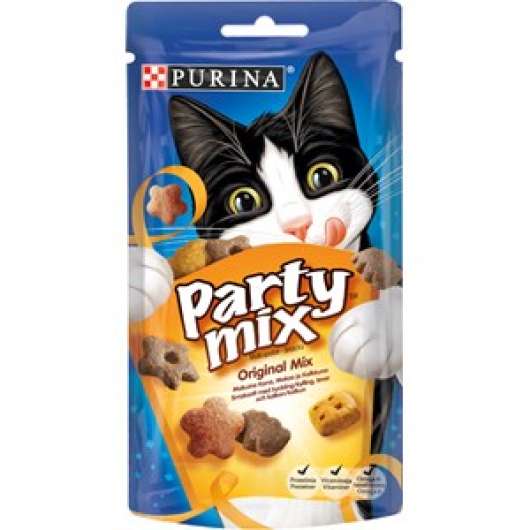 Kattgodis Purina Partymix Original, 60 g
