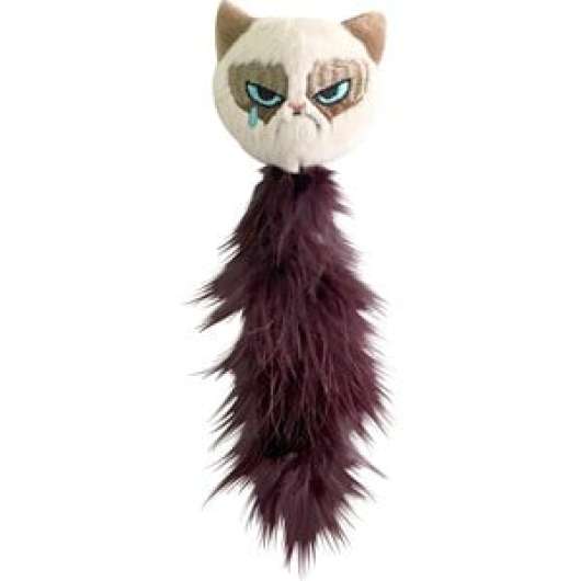 Kattleksak Grumpy Cat Grumpy Feather Tail