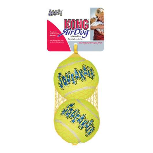 KONG AirDog Squeaker Tennisbollar (S)