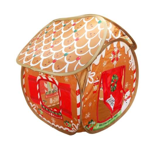KONG Cat Holiday Play Spaces Bungalow Gingerbread Katthus