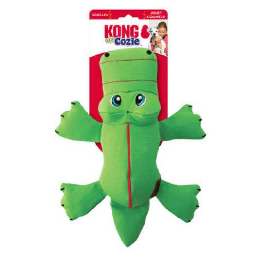 KONG Cozie Ultra Alligator hundleksak - Large