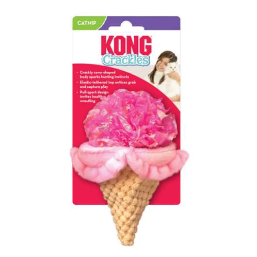 KONG Crackles Scoopz kattleksak - One Size