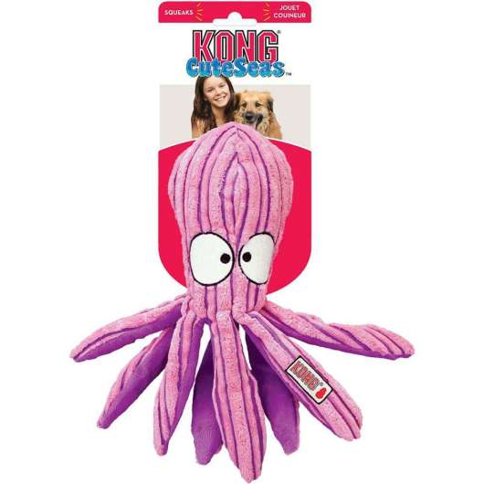 KONG Cuteseas Octopus Kattleksak med Mynta - S