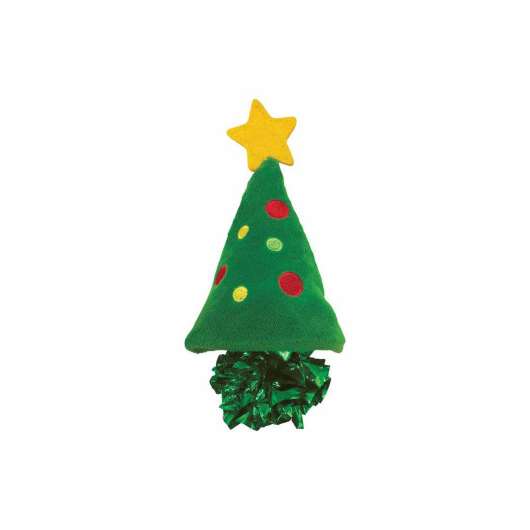 KONG Holiday Crackles Christmas Tree Kattleksak - Lekfull Julgran