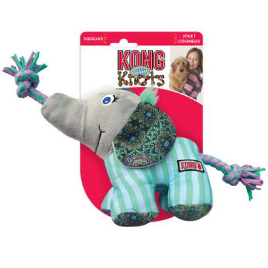 KONG Knots Elefant hundleksak - Small/medium