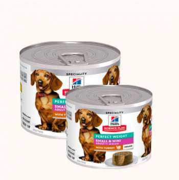 Köp 2 Perfect Weight Mousse för Small & Mini hund - Spara 25% - 2 förpackningar 12 x 200 g