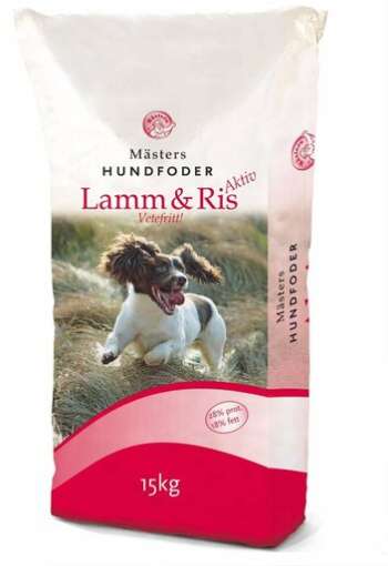 Lamm & Ris Aktiv Hundfoder - 15 kg