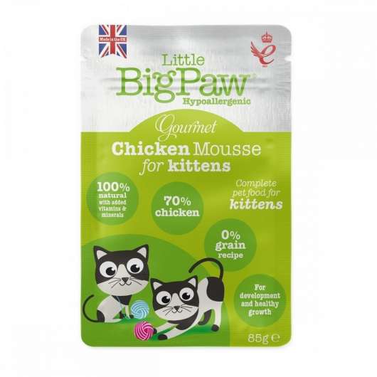 Little BigPaw Gourmet Chicken Mousse Kittens 85 g