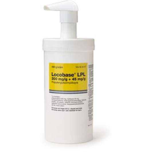 Locobase LPL Kräm 200 mg/g+45 mg/g - Burk med pump