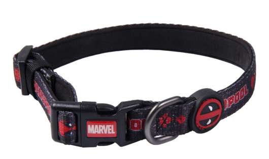 Marvel Studios Deadpool Premium Vadderat Hundhalsband - M/L