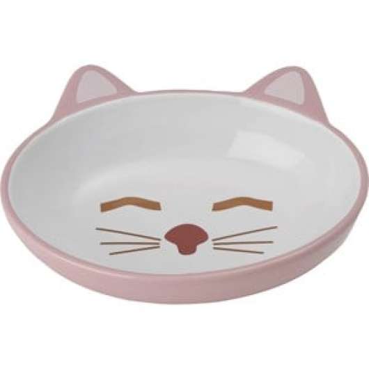 Matskål Pet Ragous Keramik Sleepy Kitty Oval, Rosa