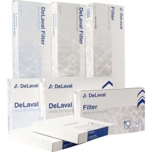 Mjölkfilter DeLaval Vit, 200 st 620 x 60 mm