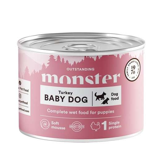 Monster Dog Baby Mousse 190 g