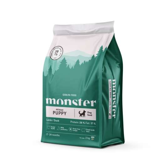 Monster Dog Puppy All Breed Grain Free Lamb & Duck