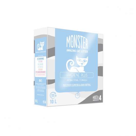 Monster Kattsand Hygiene Plus 10 liter