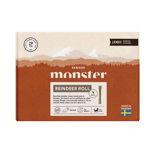 Monster Reindeer Roll Small box 13 st
