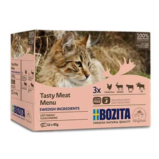 Multibox Kött i gelé för katt - 12 x 85 g