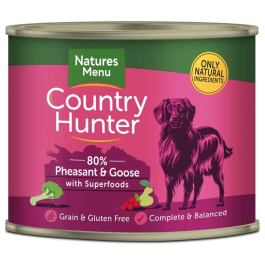 NaturesMenu Country Hunter Dog Fasan & Gås 600 g