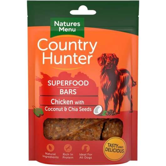 NaturesMenu Country Hunter Dog Superfood Bar Chicken 100 g