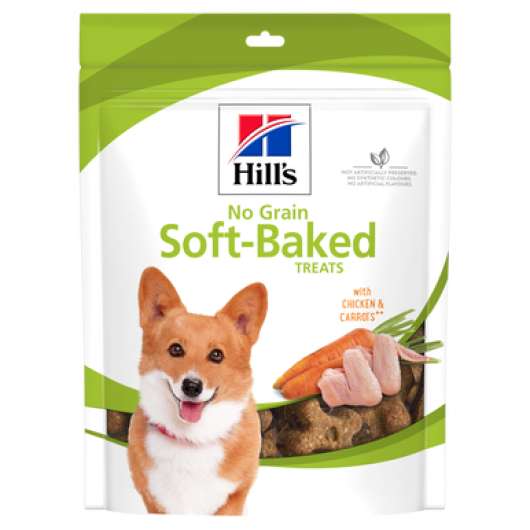 No Grain Soft-Baked hundgodbitar med kyckling och morot - 227 g