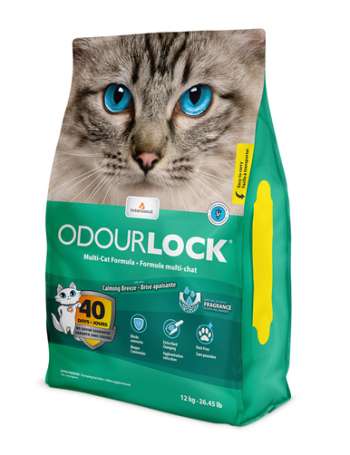 Odour Lock Calming Breeze Parfymerad kattsand - 12 kg
