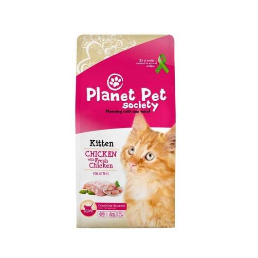 Planet Pet Society Kitten Chicken with Fresh Chicken