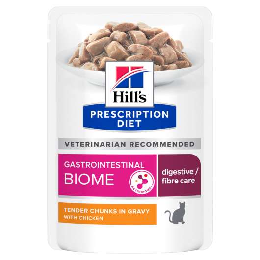 Prescription Diet Feline GI Biome Portionsförpackningar - 12 st x 85 g