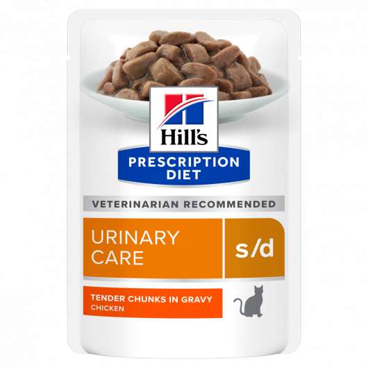 Prescription Diet Feline s/d Urinary Care Portionspåsar för katt - 12 st x 85 g