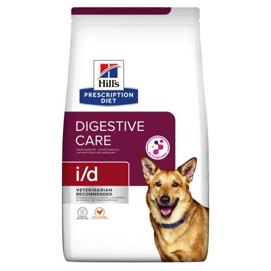 Prescription Diet i/d Digestive Care Hundfoder med Kycklingsmak - 12 kg