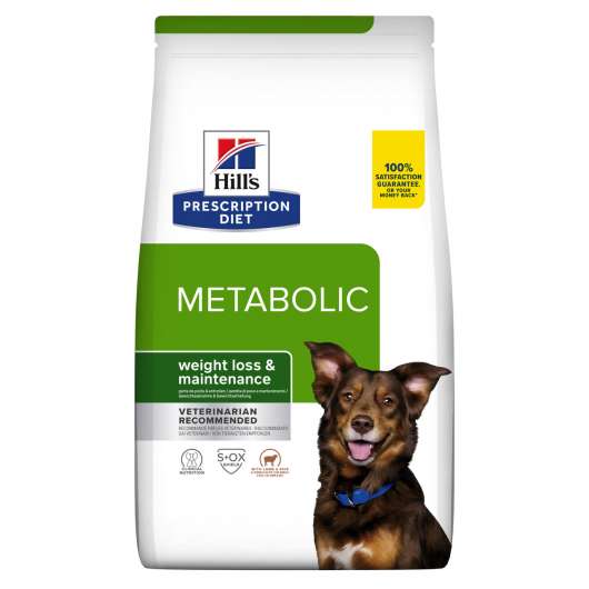Prescription Diet Metabolic Weight Management med Lamm & Ris Hundfoder - 12 kg