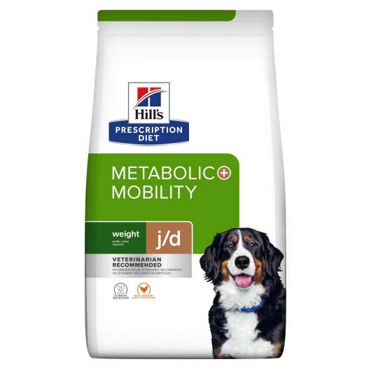 Prescription Diet Mobility + Metabolic Weight Management Torrfoder till Hund med Kyckling - 10 kg