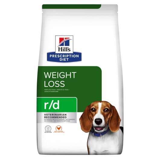 Prescription Diet r/d Weight Reduction Torrfoder till Hund med Kyckling - 10 kg