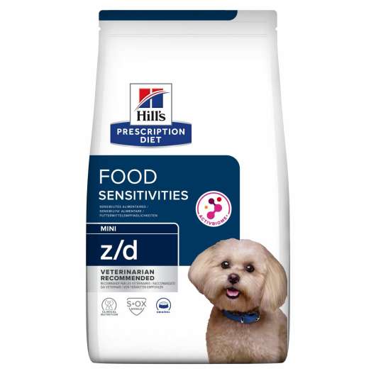 Prescription Diet z/d Food Sensitives Mini Torrfoder till Smårasiga Hundar - 1 kg