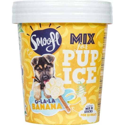 Puppy Ice Mix Banan - Glassmix Puppy
