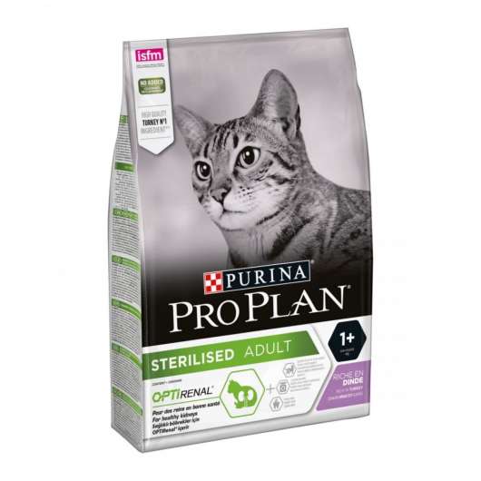 Purina Pro Plan Cat Adult Sterilised OptiRenal Turkey