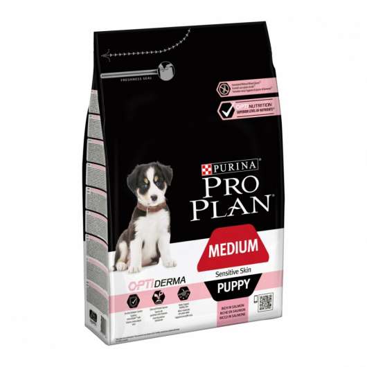 Purina Pro Plan OptiDerma Puppy Medium Sensitive Skin Salmon