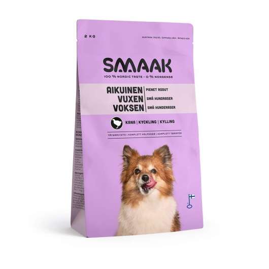 Smaak Dog Adult Small Breed Kyckling (2 kg)
