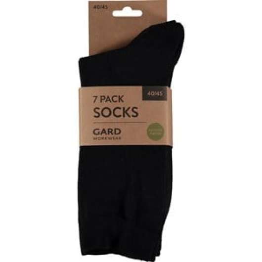 Socka Basic Svart, 7-pack