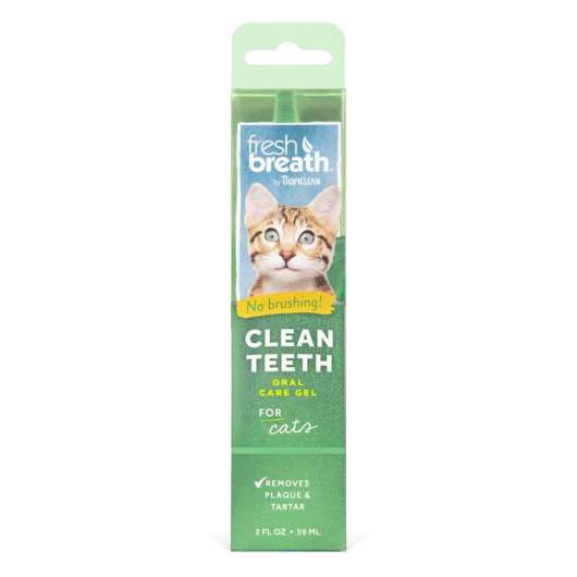 Tropiclean Cat Fresh Breath Clean Teeth Oral Care Gel