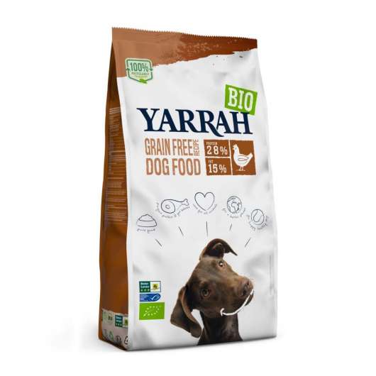 Yarrah Organic Dog Adult Chicken & Fish Grain Free (2 kg)