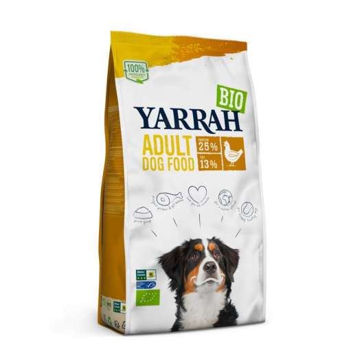 Yarrah Organic Dog Adult with Chicken (10 kg)