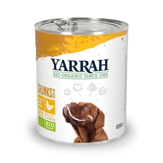Yarrah Organic Dog Chicken Chunks (820 g)